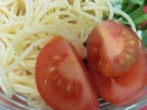 チンゲン菜のサラスパサラダ　☆☆☆